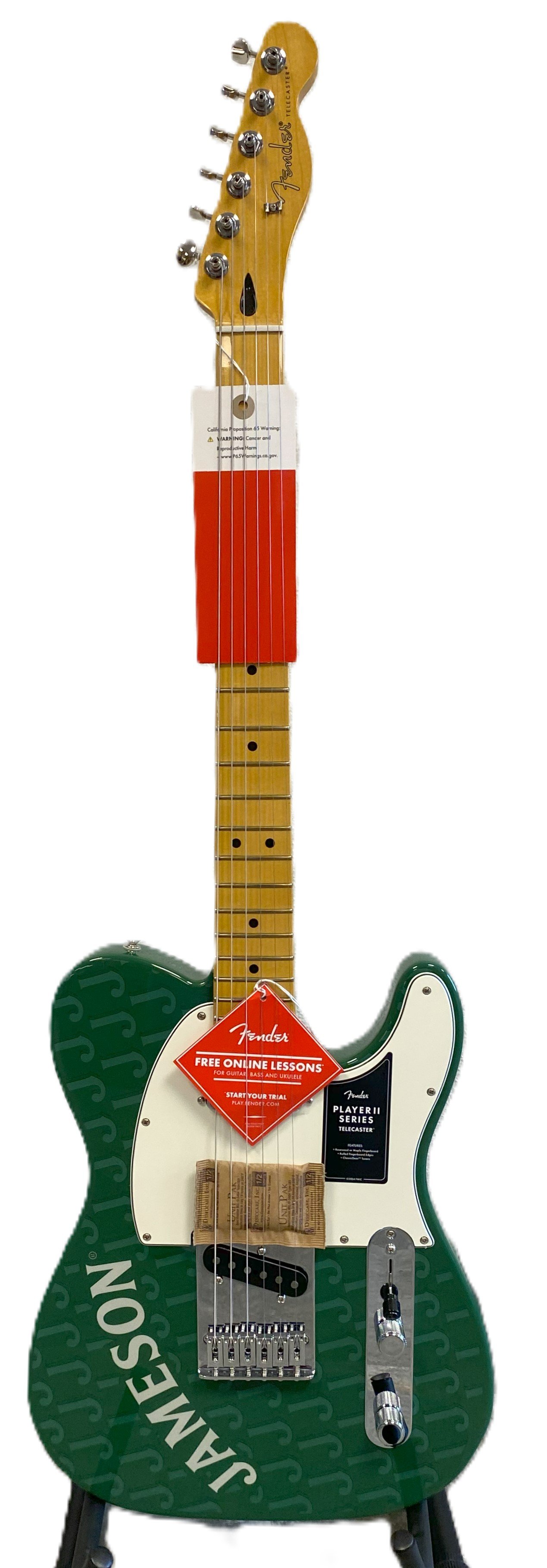(BRUGT) Fender x Jameson Irish Whiskey Limited Edition Player II Telecaster